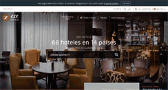 Desktop Screenshot of exehotels.com